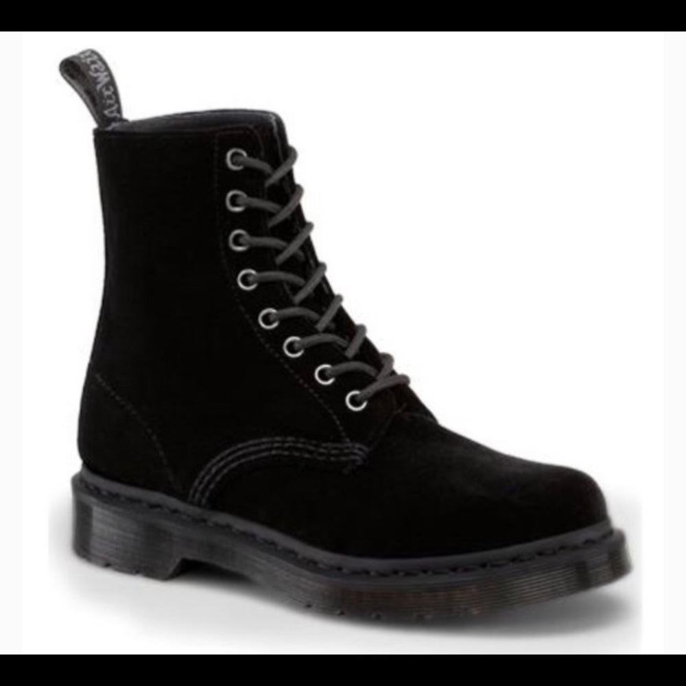 Black Velvet Dr. Martens